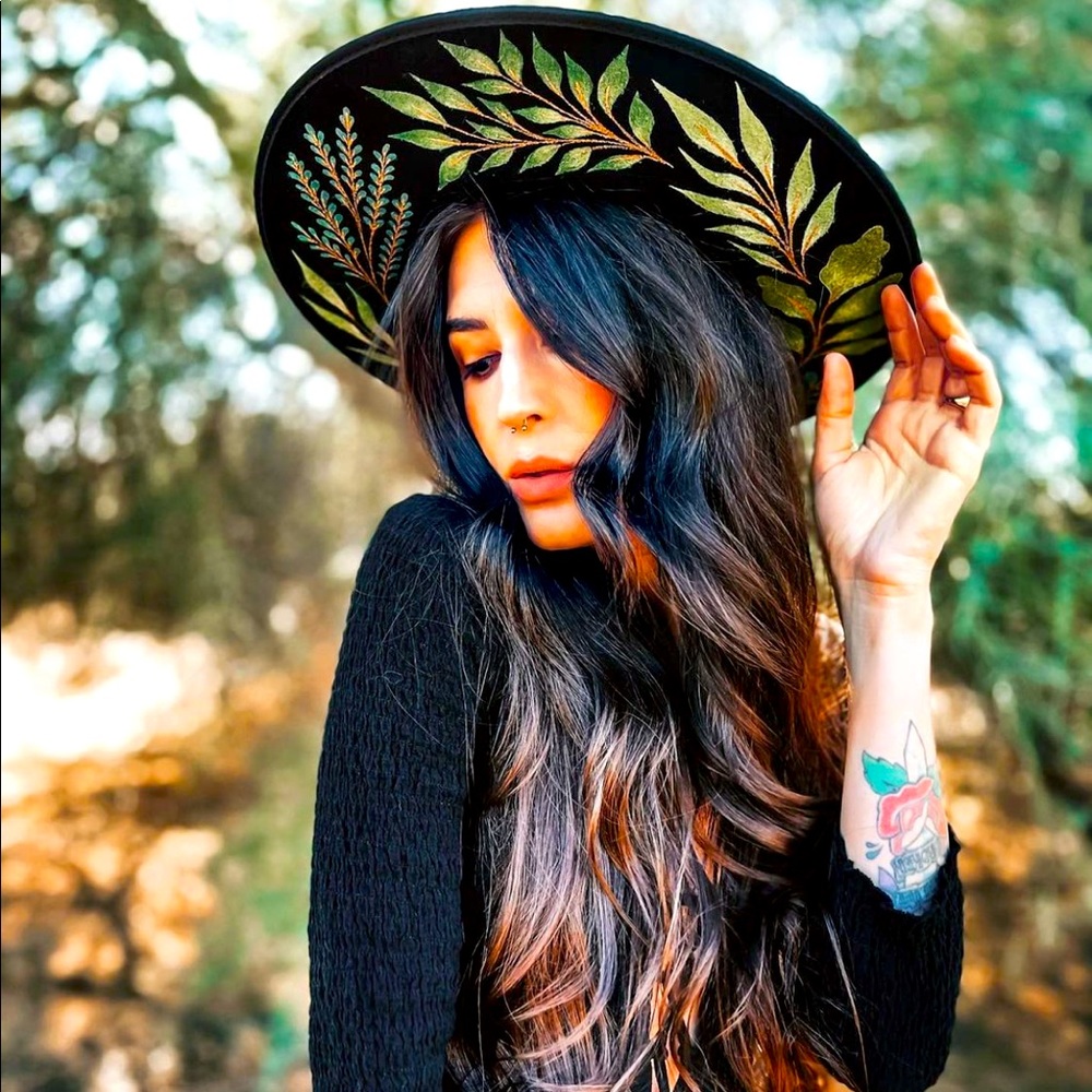 COPY - Luna Bloom One of a kind hat: Monty